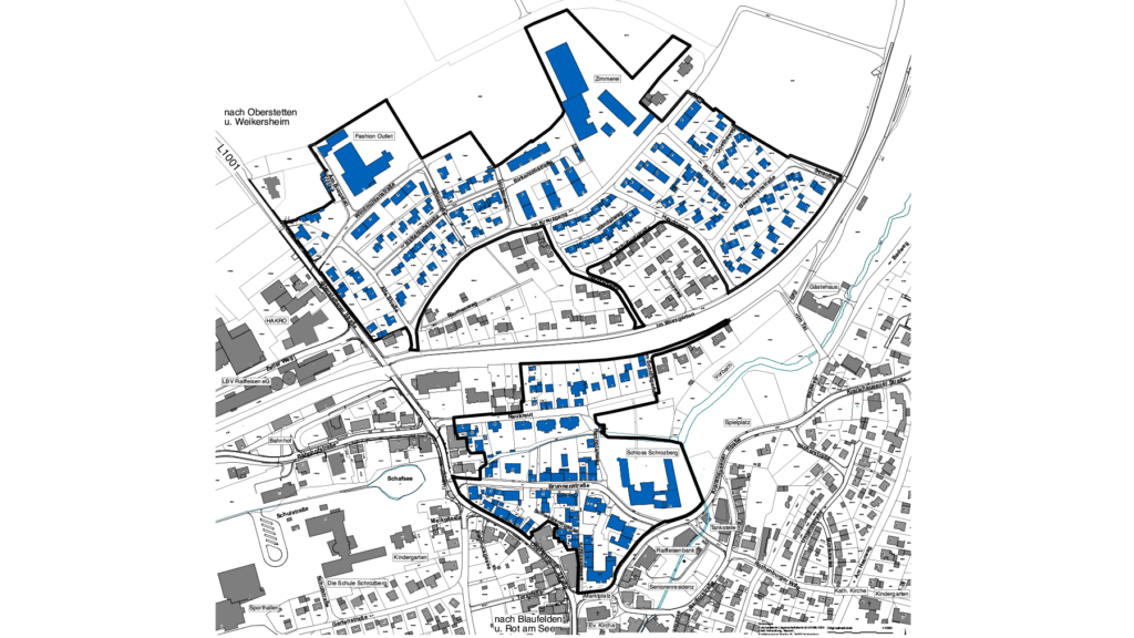 Sanierungsgebiet Schrozberg Nord