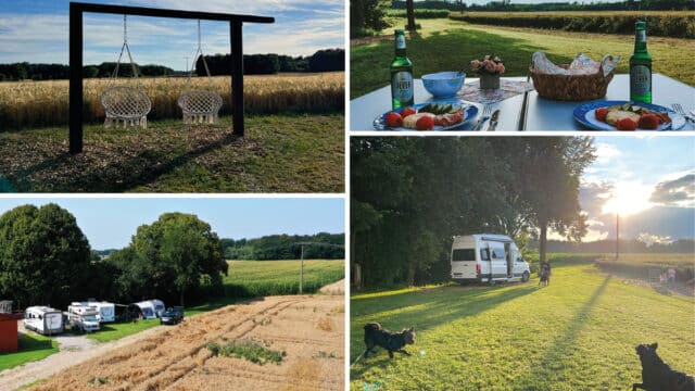 Dorfplatz Camping bei Vogt in Windisch-Bockenfeld
