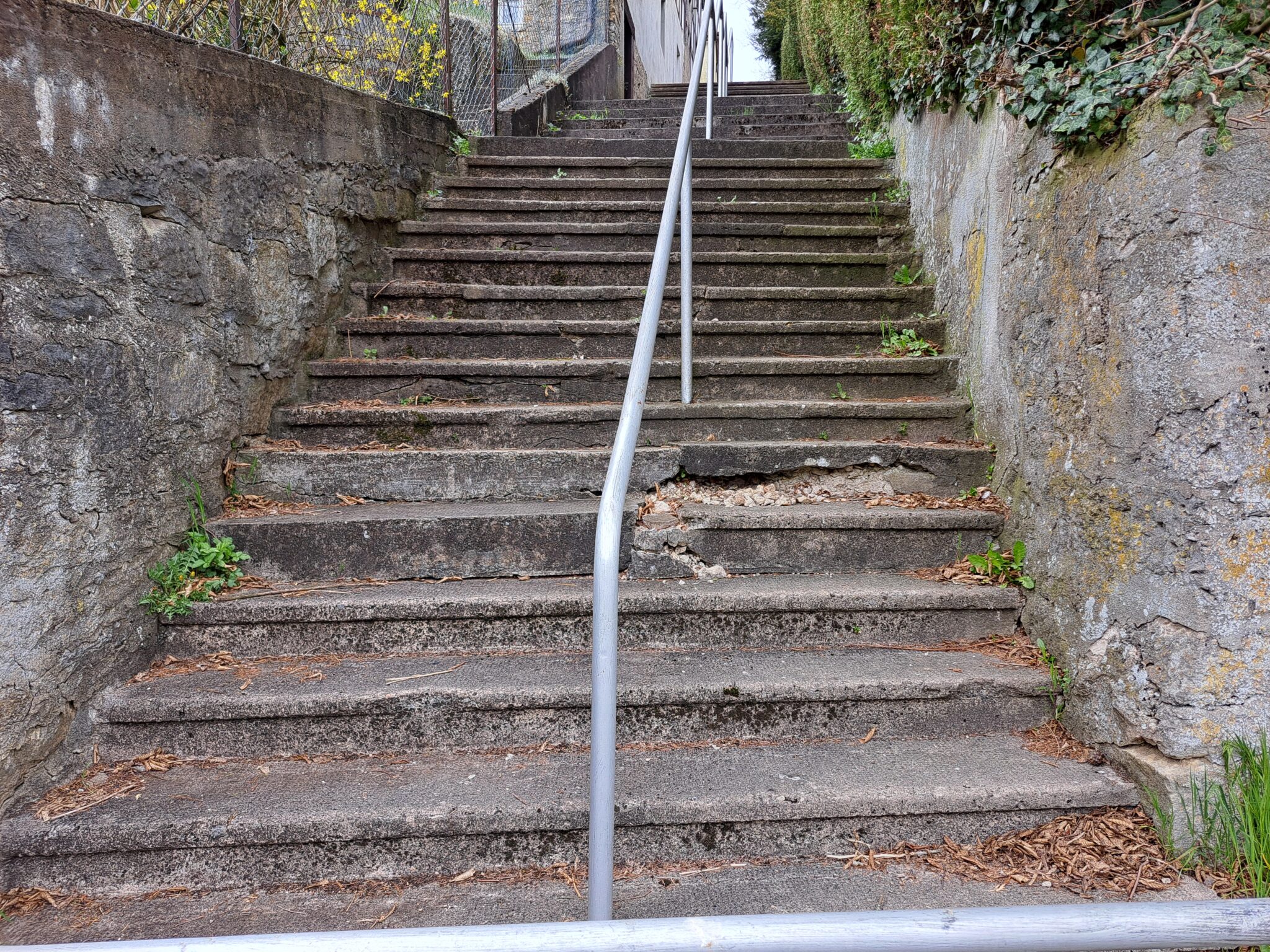 Sanierung der Treppe in Bartenstein